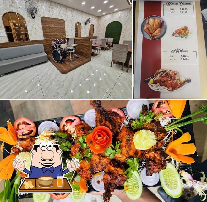 Food at Sultan's restaurant