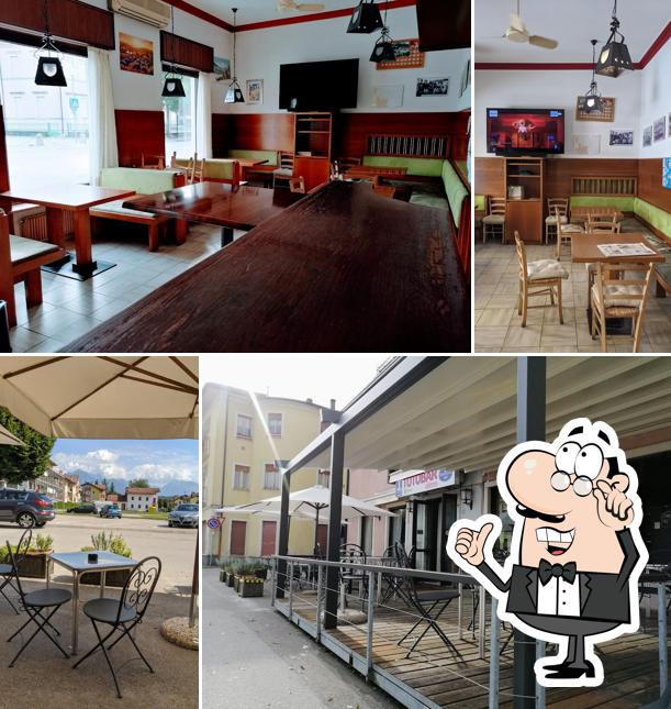 Gli interni di TOTObar "Al Tabachin"