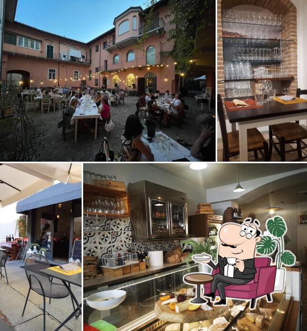 Gli interni di Osteria Era Nuova