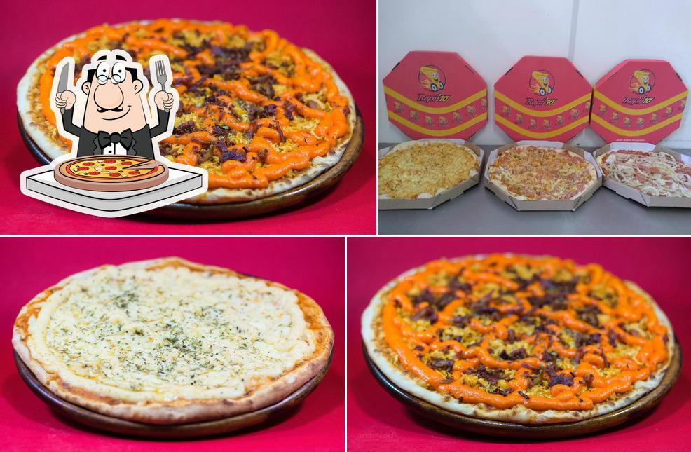 Peça diferentes estilos de pizza