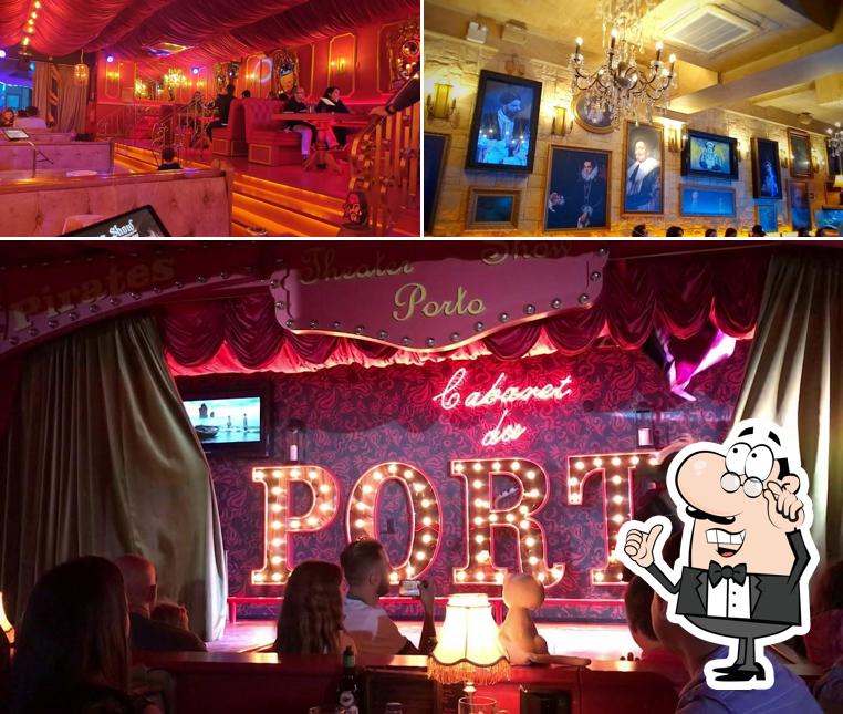 O interior do Porto Dos Piratas Pizzaria