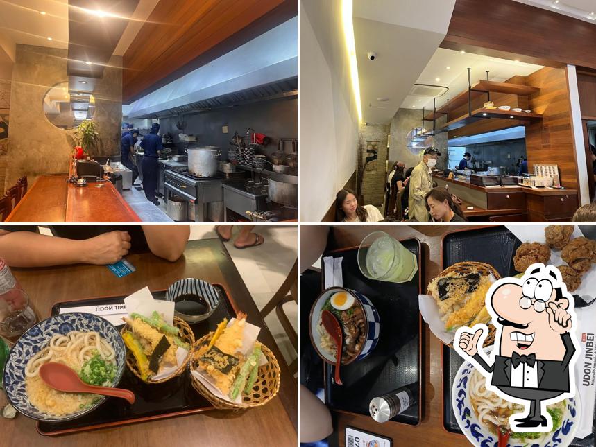 O interior do Udon Jinbei