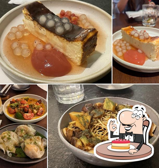 Bolo de queijo em AIÔ restaurante