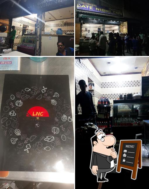 Check out the menu on the blackboard