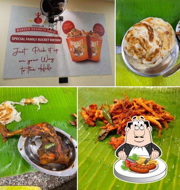 Food at Coutrallam Border Rahmath Kadai