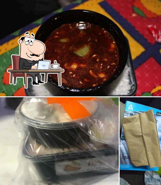 The interior of Orange & Chilli Biryani