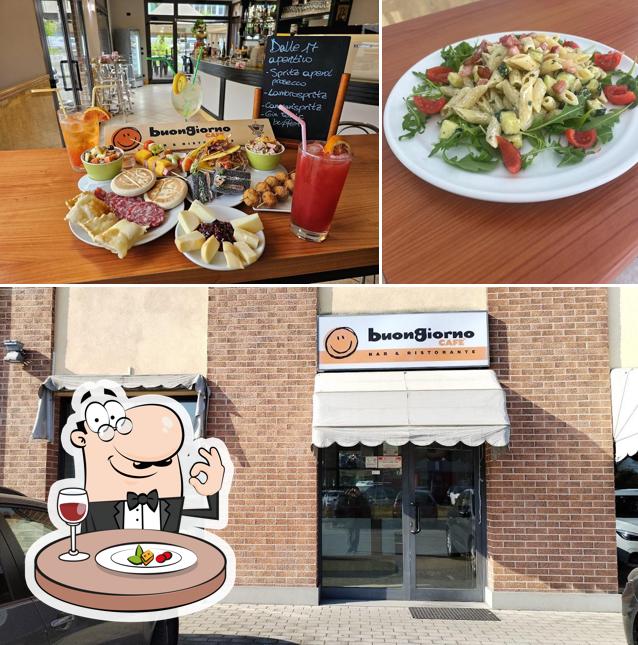 La foto di cibo e esterno da Buongiorno Cafe