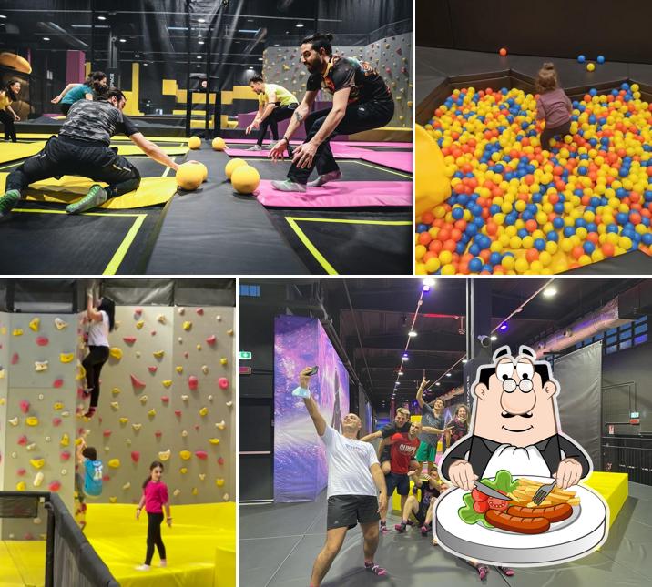 Cibo al Hyperspace Trampoline Parks