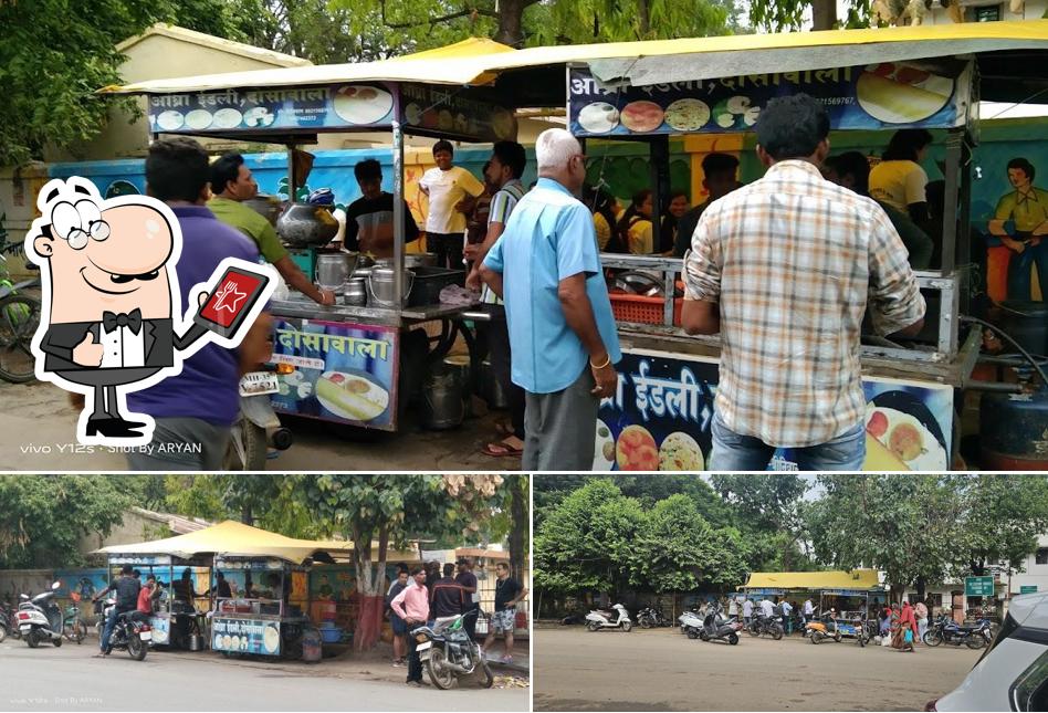 Check out how Aandhra Idli Dosa looks outside