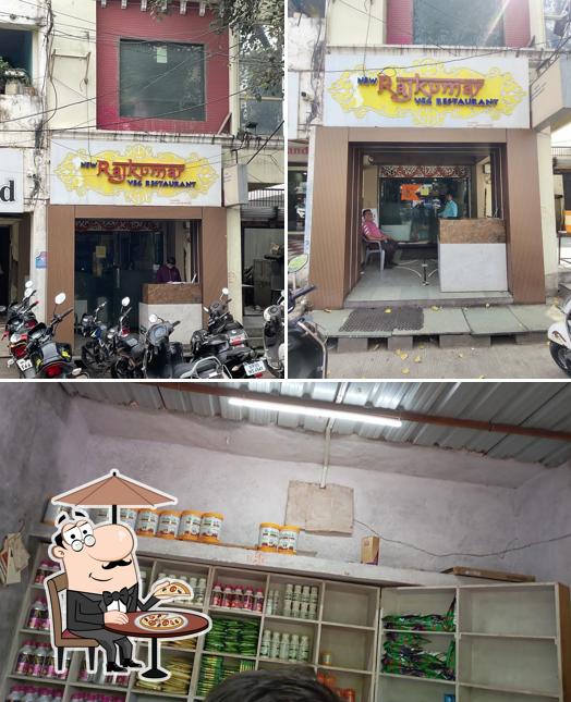 The picture of New Rajkumar Restaurant(Madhav Nagar)’s exterior and interior
