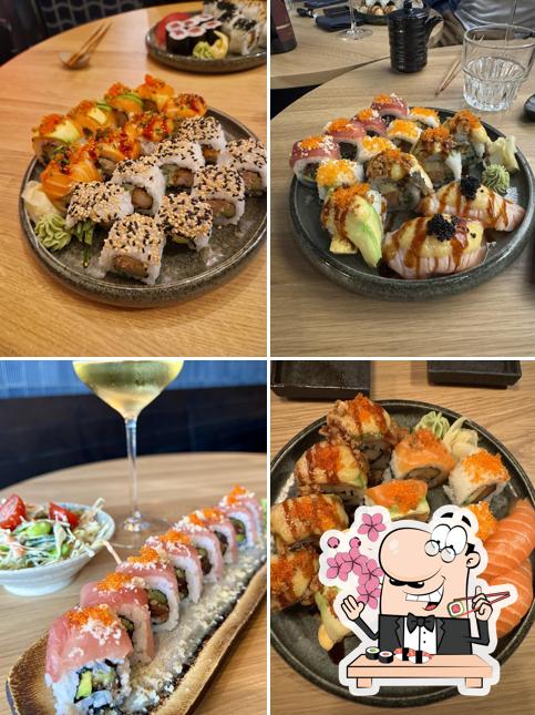 Prova le diverse opzioni di sushi