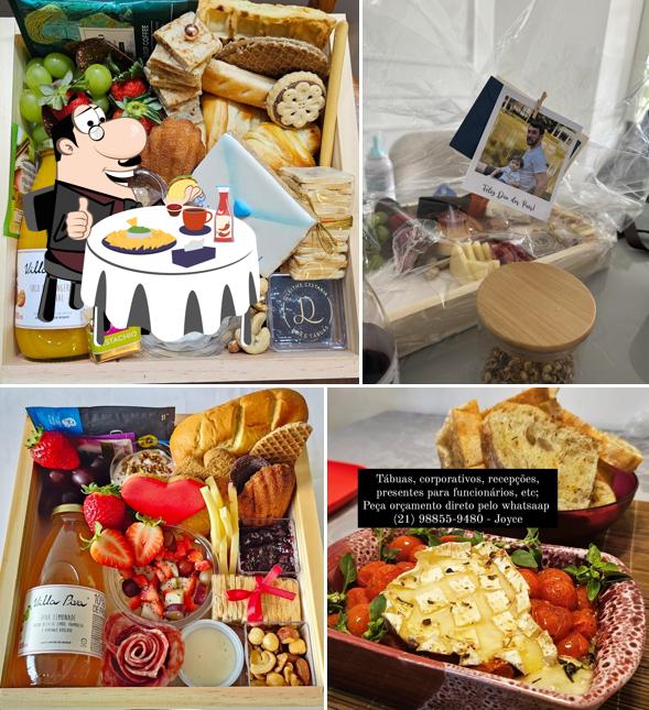 Prato de queijo em D'Leithe Cestas de Café da Manhã em Niterói e São Gonçalo