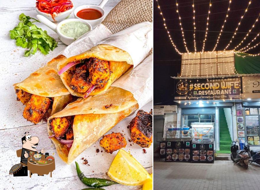 Food at #Second wife restaurant with roof top cafe