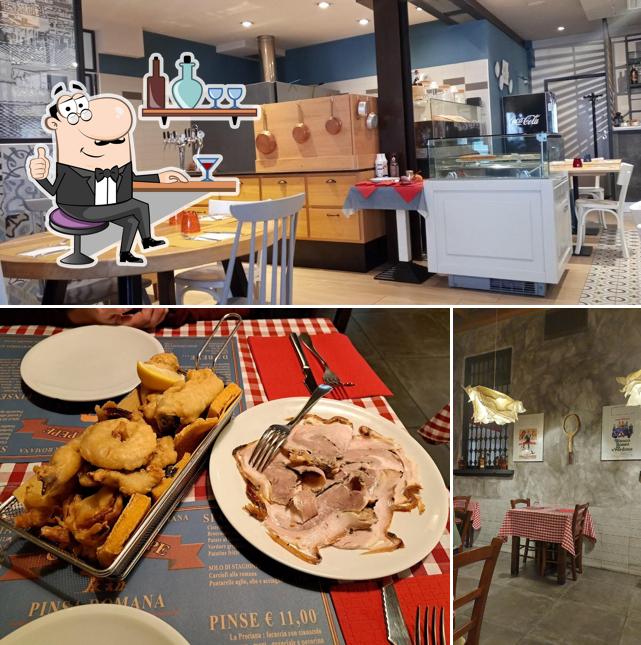 Siediti a un tavolo di Trattoria Romana Cacio e Pepe