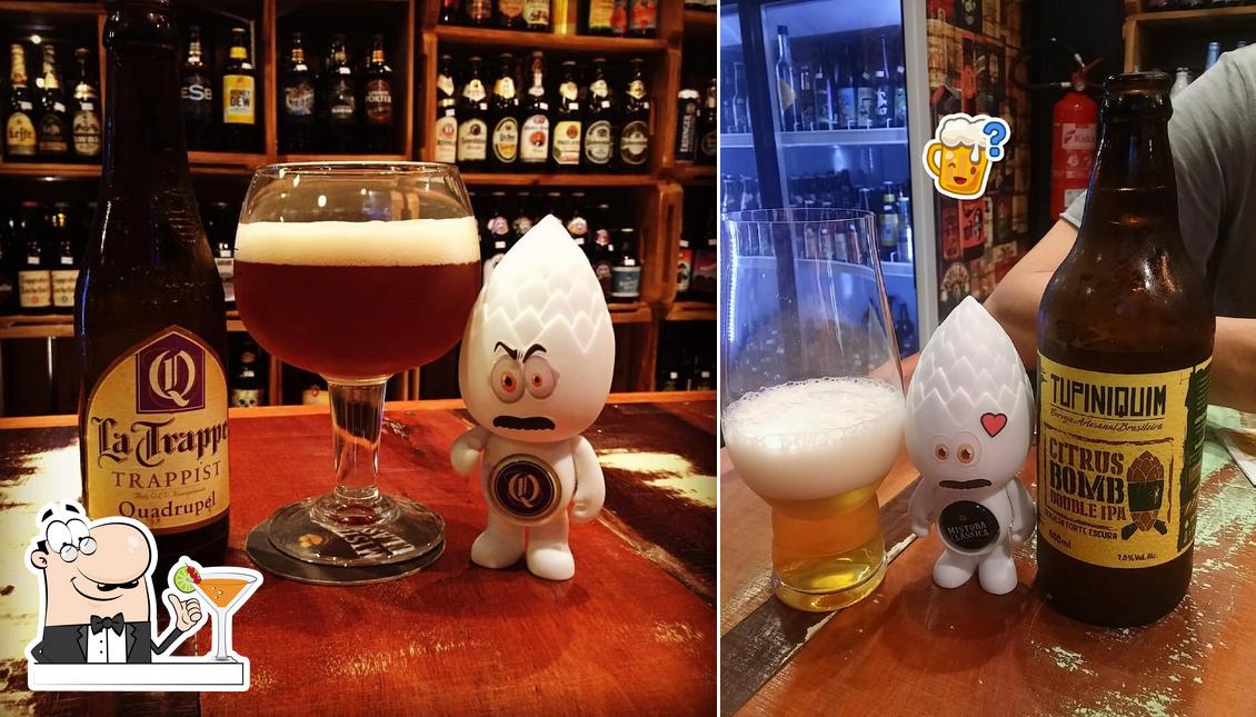 Prove uma bebida do menu