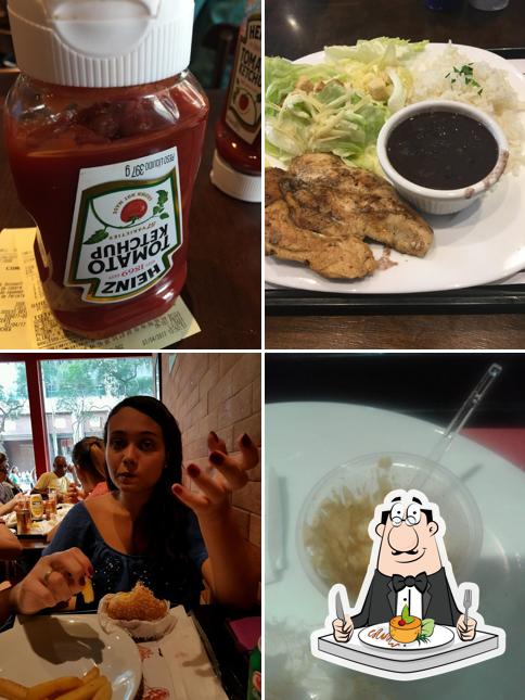 Platos en LeMax Hamburgueria