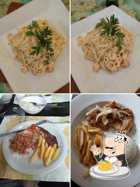 Espaguete carbonara em Restaurante Porto Bello