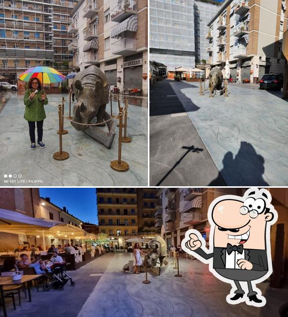 Goditi la vista dall'area esterna di La Brezza