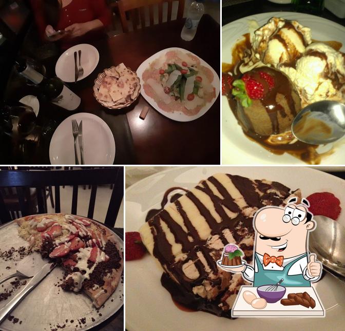 Chico Toicinho Pizza & Grill - Itaguaçu provê uma escolha de pratos doces