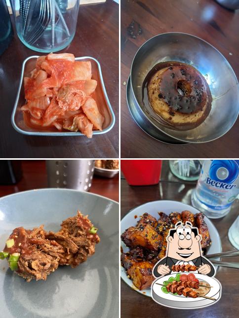 Platos en KIM POCHA 김 포차