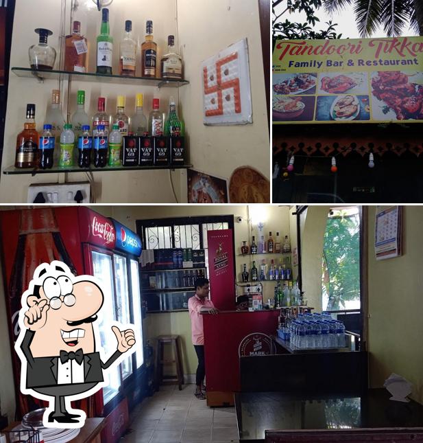 The interior of Tandoori Tikka Family Bar And Restaurant Margao Rawanfond