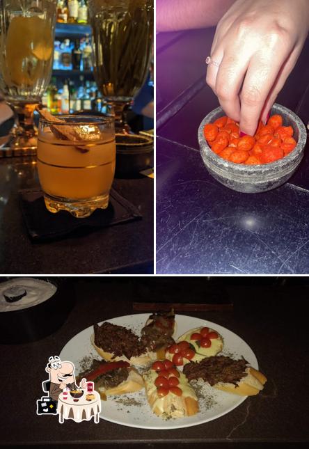 Platos en Capone Drinkeria