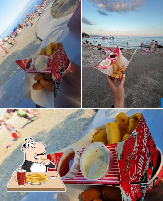 Patatine fritte al Marmota Beach Fries & Ice Kantrida