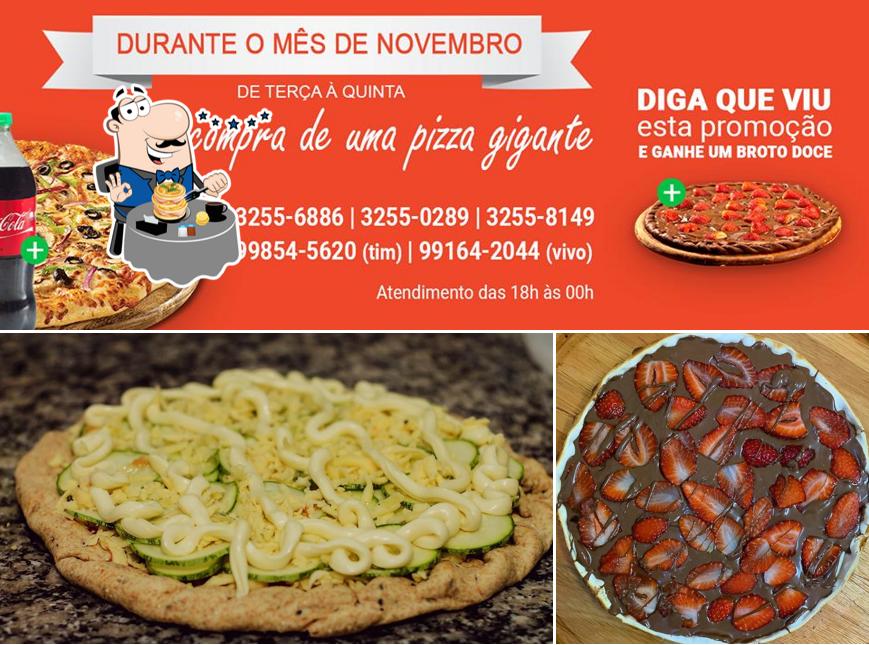 Comida em Pizzaria Suprema