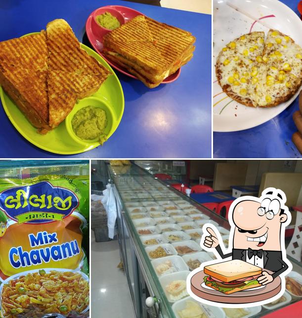 Grilled cheese sandwich at Ras Sagar Namkeen