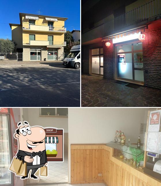 Oriente Take Away si caratterizza per la esterno e interni