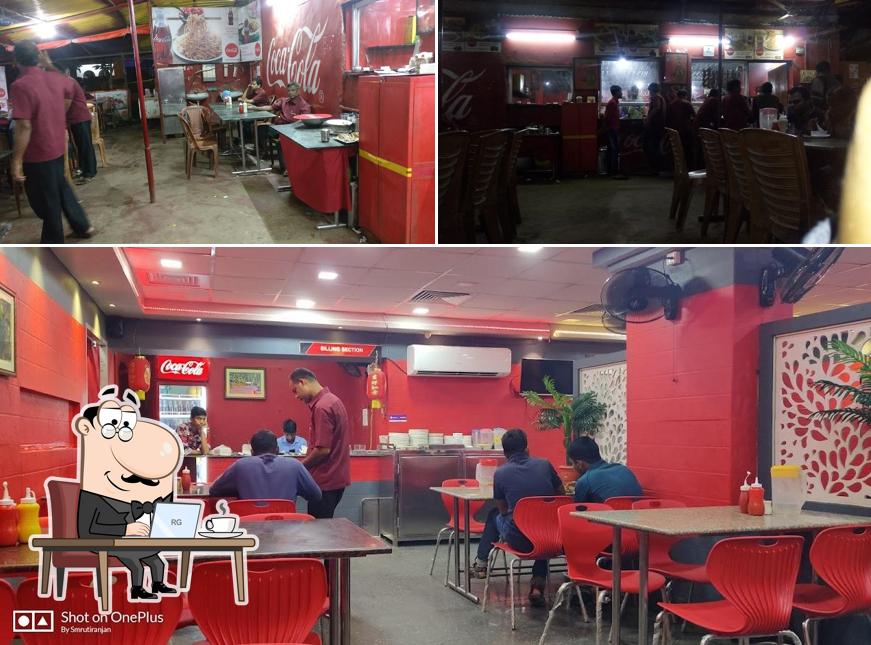 The interior of Mughlai King