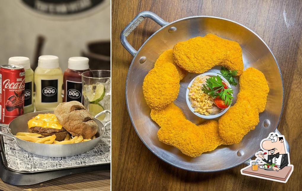 Comida em Piratas Dog Céu azul