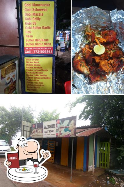 The restaurant's food and exterior