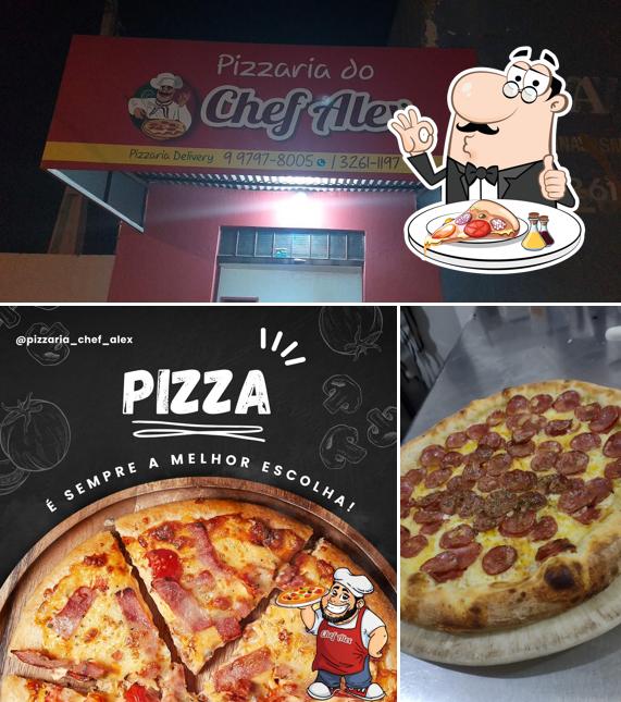 No Chef Alex Pizzaria, você pode provar pizza