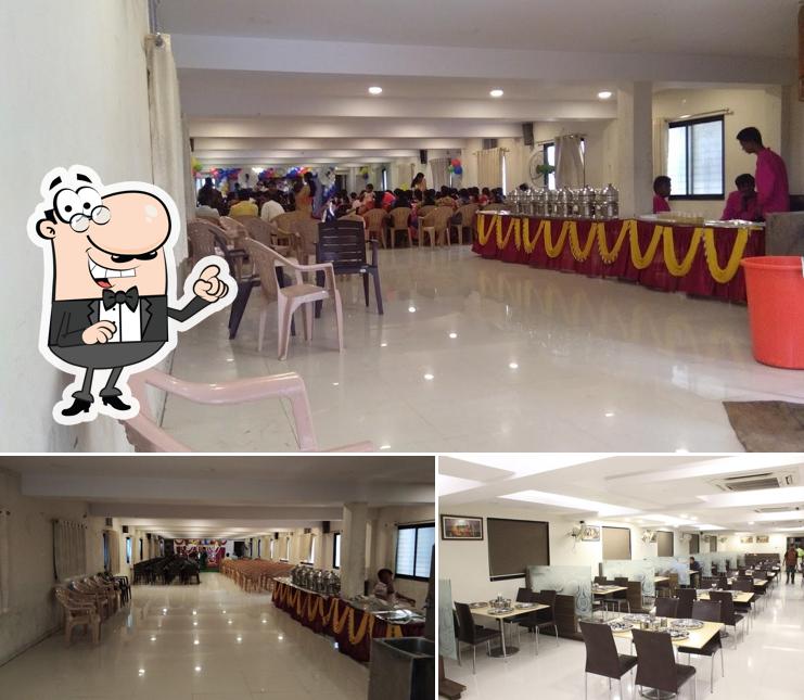 Take a seat at one of the tables at Durvankur Thali