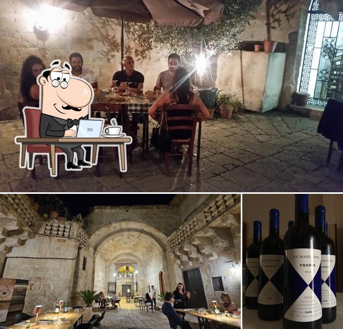 Tra le varie cose da All’Hostaria si possono trovare la interni e bevanda