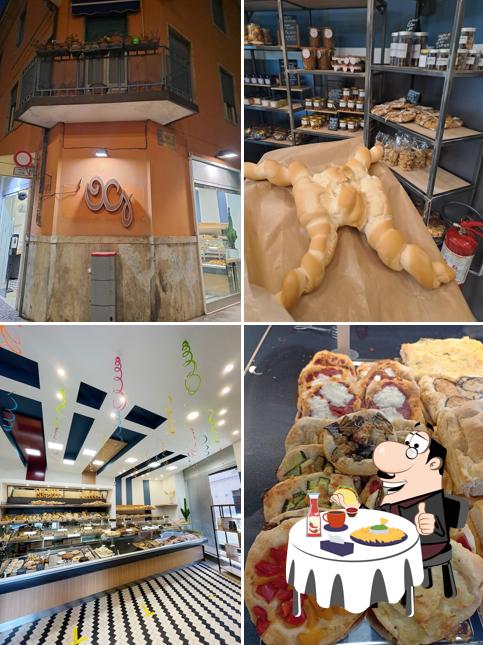 Piatto di formaggi al Panificio Orsatti Gianfranco