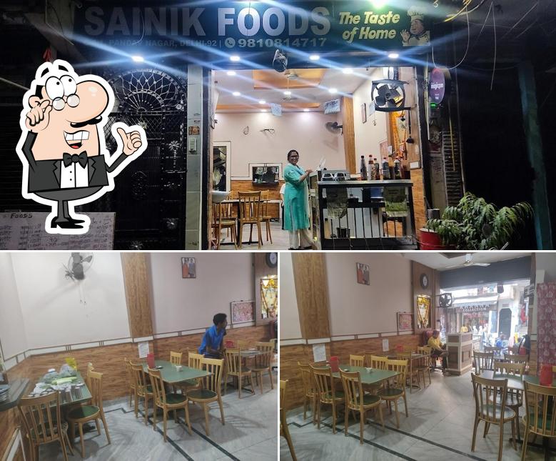 The interior of Sainik Foods