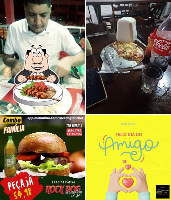 Comida em Rock dog laches