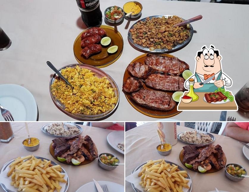 Costelas de porco em Churrascaria Sabor da Picanha