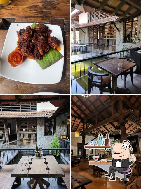 Take a seat at one of the tables at The Mill