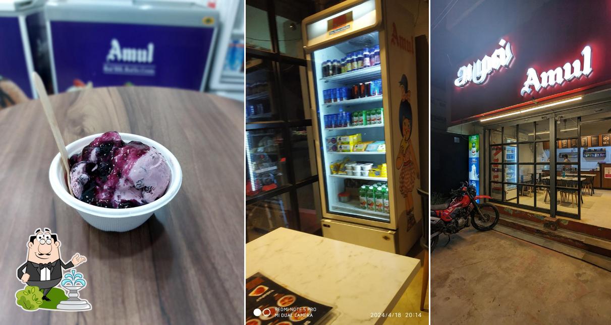 The exterior of Amul Ice cream Parlour