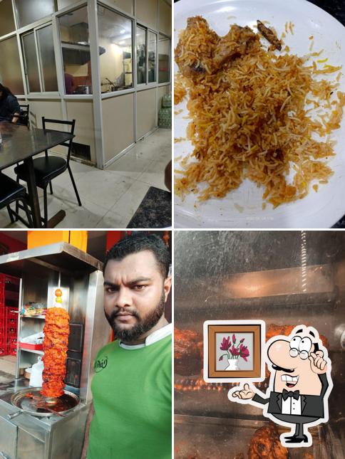 The interior of ALMAS HYDERABADI BIRYANI AND KABABS