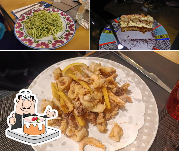 Torte di carote al Osteria delle Mancine