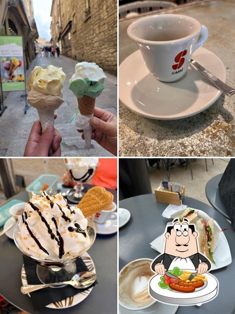 Cibo al Caffè Titano