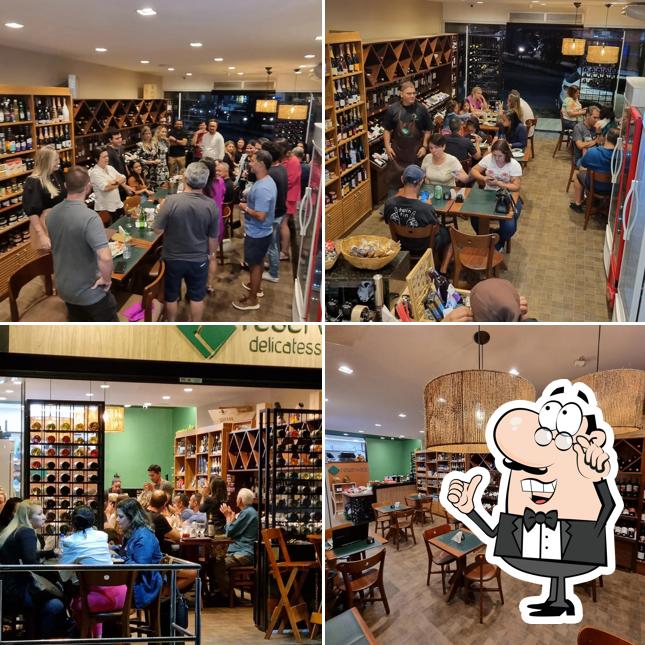 O interior do Reservado - Restaurante & Adega