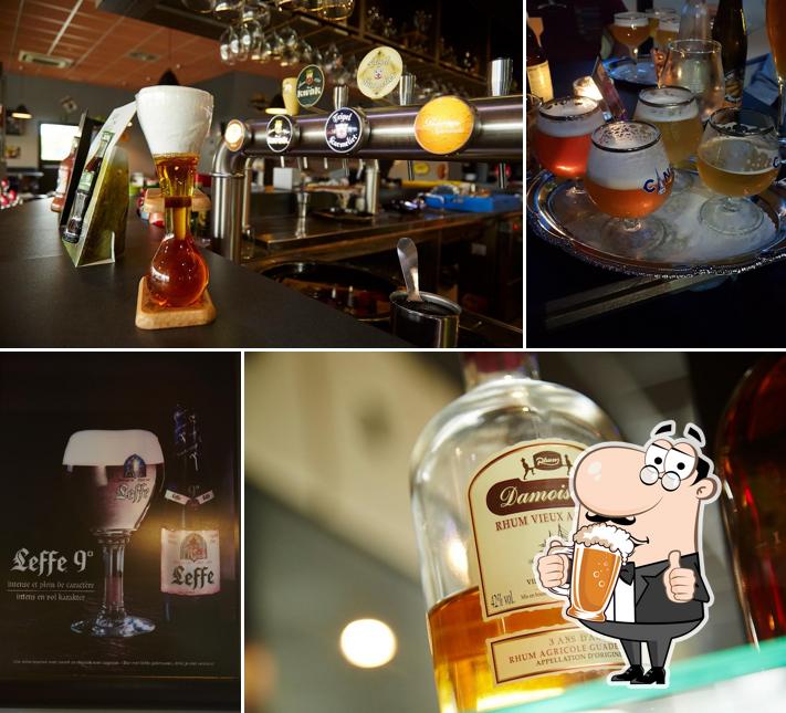 Profitez un verre de bière blonde ou brune