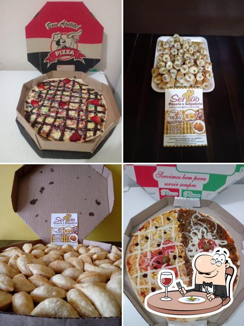 Platos en Sertão Pizzaria e Salgaderia