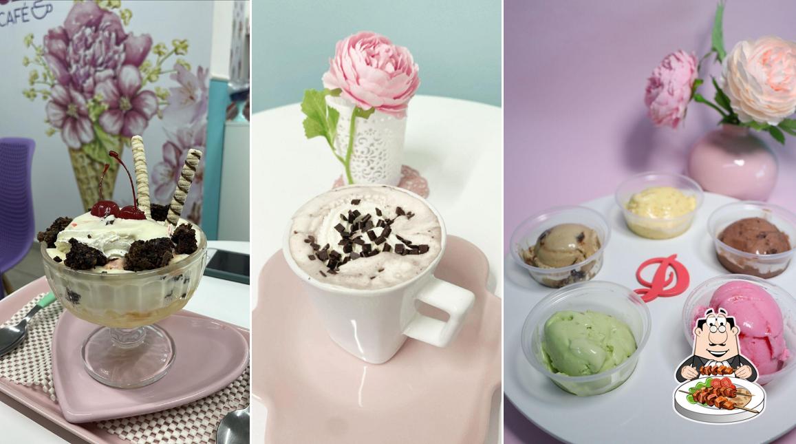 Platos en Ju Sorvetes e Café