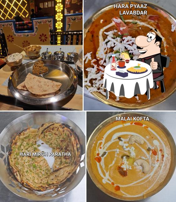 Cheese plate at PIND BALLUCHI A VILLAGE RESTAURANT